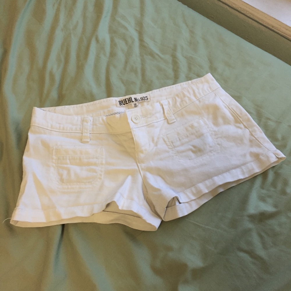 White Chino Trouser Short Shorts